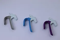 Soft rubber-coated plastic parts