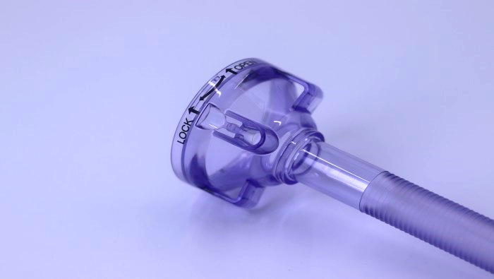 Design features and advantages of the anti-slip threads for disposable trocar puncture devices.