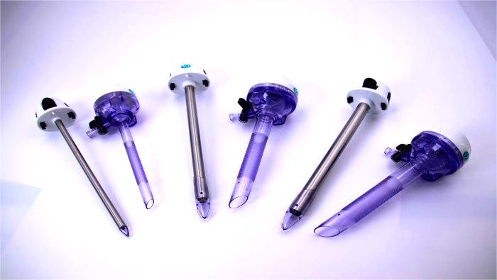 What are the advantages of trocars in enhancing the efficiency of the procedure?
